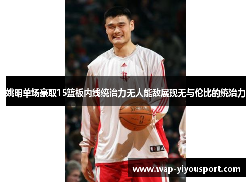 姚明单场豪取15篮板内线统治力无人能敌展现无与伦比的统治力